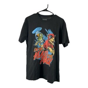 Marvel Deadpool T-Shirt Men's Large Zombie Dogpool Head of the Pack Graphic